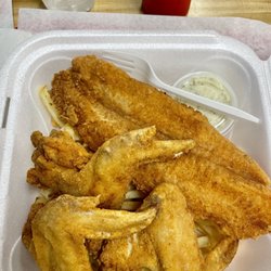 P & J's Drive-In - Catfish, fries an chicken wings.