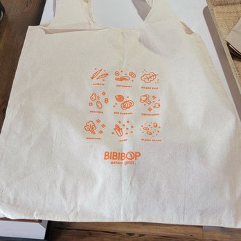 BIBIBOP Asian Grill - Thanks for swag bag - Salad Near Me - Centerville, Ohio