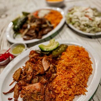Luna Playa - plates of mexican food on a table - Mexican Near Me - Winston-Salem, North Carolina