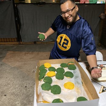 El Carrusel Bakery - Birthday boy enjoying conchas!! - Bakeries Near Me - Reseda, California
