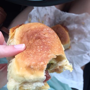Czech Stop - Jalapeño and cheese kolache - Bakeries Near Me - West, Texas Czech Stop - Jalapeño and cheese kolache - Bakeries Near Me - West, Texas