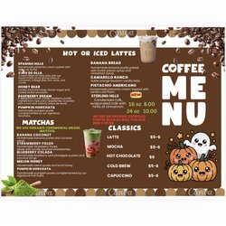 Village Cafe - New specialty coffee menu