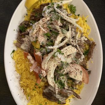 El Basha - Beef Shawarma Over Rice - Middle Eastern Near Me - Omaha, Nebraska El Basha - Beef Shawarma Over Rice - Middle Eastern Near Me - Omaha, Nebraska