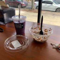 Our half eaten meals!