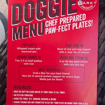 Bier Markt - Doggy Menu!! Kudos! - Bars Near Me - Ottawa, Ontario Bier Markt - Doggy Menu!! Kudos! - Bars Near Me - Ottawa, Ontario