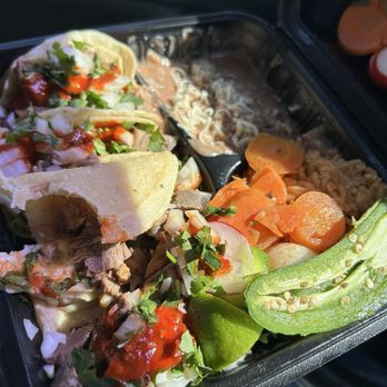Tacos California - (4) Taco Combo Plate - Lengua (Beef Tongue) - Mexican Near Me - Lacey, Washington Tacos California - (4) Taco Combo Plate - Lengua (Beef Tongue) - Mexican Near Me - Lacey, Washington
