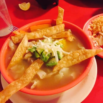 Fiesta Taqueria - Chicken soup - Tex-Mex Near Me - Huntsville, Texas