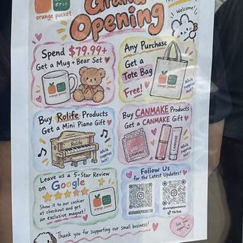 Orange Pocket - Grand opening gifts - Toy Stores Near Me - Gaithersburg, Maryland Orange Pocket - Grand opening gifts - Toy Stores Near Me - Gaithersburg, Maryland