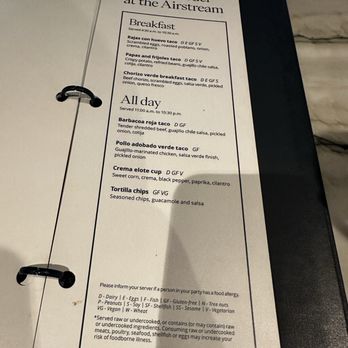 Sapphire Lounge - Menu in March 2026 - Airport Lounges Near Me - Phoenix, Arizona