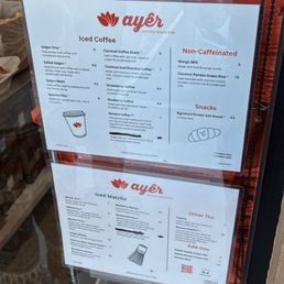 Menu (Apr 2026)
