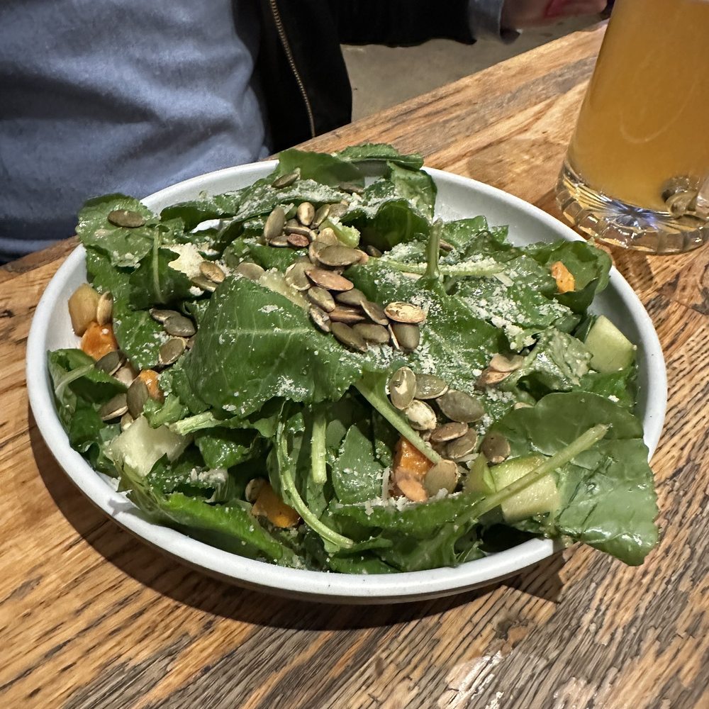 Easy Tiger - Harvest Kale salad - Beer Gardens Near Me - Austin, Texas Easy Tiger - Harvest Kale salad - Beer Gardens Near Me - Austin, Texas