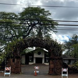 Liliuokalani Protestant Church - Founded in 1832 - entrance was closed or else I would have gone inside
