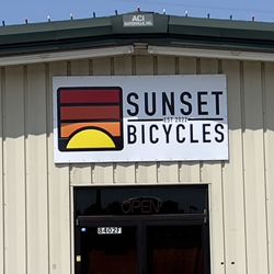 Sunset Bicycle - Signage