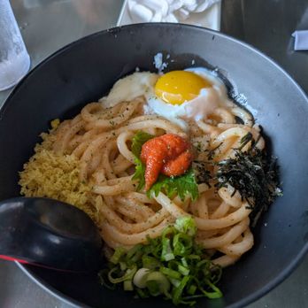 Wa Dining OKAN - Mentai Butter Udon, $16 prior to tax - Japanese Near Me - San Diego, California Wa Dining OKAN - Mentai Butter Udon, $16 prior to tax - Japanese Near Me - San Diego, California