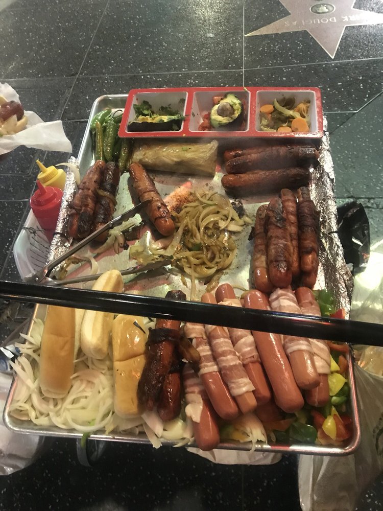 BACON WRAPPED HOT DOG CART GUY 301 W Washington Blvd, Los Angeles, CA