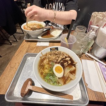 Ramen Azuma - Chicken Shouyu Ramen Lavender Lemonade - Ramen Near Me - Englewood, New Jersey Ramen Azuma - Chicken Shouyu Ramen Lavender Lemonade - Ramen Near Me - Englewood, New Jersey