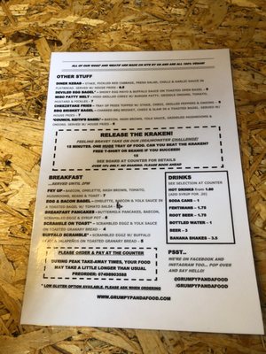 Menu photo 2 Grumpy Panda Gateshead, XTW