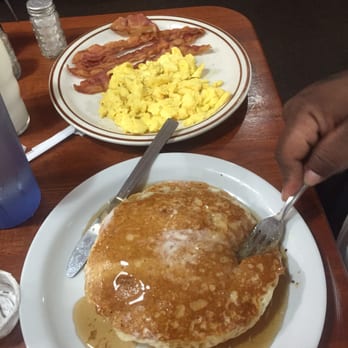 Armon's Restaurant - Full stack with a side of eggs and bacon - Breakfast & Brunch Near Me - Los Angeles, California Armon's Restaurant - Full stack with a side of eggs and bacon - Breakfast & Brunch Near Me - Los Angeles, California