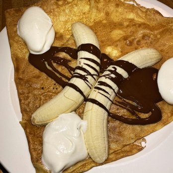 Le Billig - Chocolate banana crepe - Creperies Near Me - Quebec City, Quebec Le Billig - Chocolate banana crepe - Creperies Near Me - Quebec City, Quebec