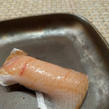 MF Sushi - Ocean trout belly nigiri from omakase - Sushi Bars Near Me - Houston, Texas MF Sushi - Ocean trout belly nigiri from omakase - Sushi Bars Near Me - Houston, Texas