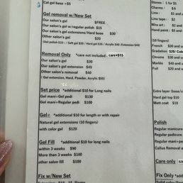 Price list Price list