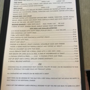 Hoot Owl Cafe - Lunch menu page 5-back cover - Diners Near Me - Ponderay, Idaho Hoot Owl Cafe - Lunch menu page 5-back cover - Diners Near Me - Ponderay, Idaho