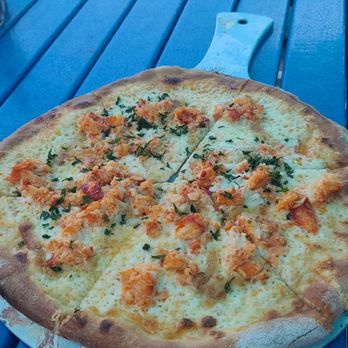 Seaside Cafe - The Seaside Café Signature Pizza - Lobster Bianca - Pizza Near Me - Key West, Florida Seaside Cafe - The Seaside Café Signature Pizza - Lobster Bianca - Pizza Near Me - Key West, Florida
