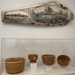 Hadwen House - Scrimshaw and baskets