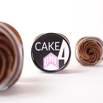 Cake4One - a jar of chocolate frosting - Cupcakes Near Me - Flower Mound, Texas