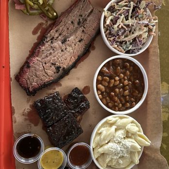 Chef J BBQ - Brisket, burnt bacon ends, Mac n cheese, Cole slaw, baked beans - Barbeque Near Me - Kansas City, Missouri