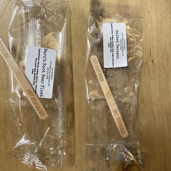 Pop Brothers - two wooden toothbrushes wrapped in plastic - Desserts Near Me - Bay Saint Louis, Mississippi Pop Brothers - two wooden toothbrushes wrapped in plastic - Desserts Near Me - Bay Saint Louis, Mississippi