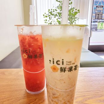 ICI Tea Drinks - Strawberry Iced Tea Quarter Pound Mango - Bubble Tea Near Me - San Gabriel, California ICI Tea Drinks - Strawberry Iced Tea Quarter Pound Mango - Bubble Tea Near Me - San Gabriel, California