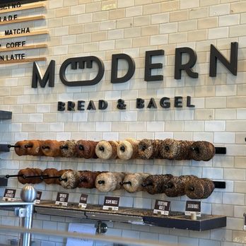 Modern Bread And Bagel - Inside Bagel Options IG: @ammysalamii - Bakeries Near Me - Los Angeles, California