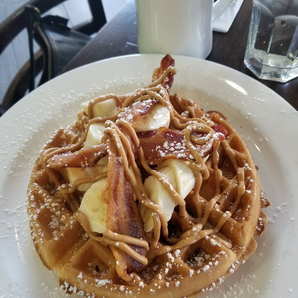 Bacon and Jam - Elvis waffles - Breakfast & Brunch Near Me - Chicago, Illinois Bacon and Jam - Elvis waffles - Breakfast & Brunch Near Me - Chicago, Illinois