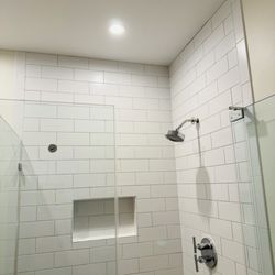 Fairfax Handyman - Shower enclosure remodel