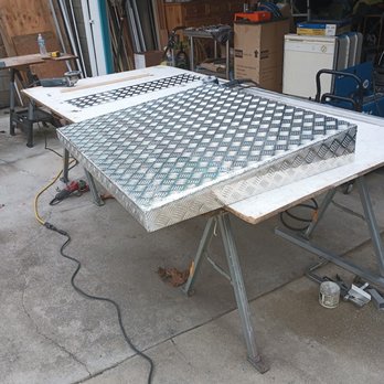 Let Jim Fix It - Welded aluminum crawlspace cover in San Marino. - Handyman Near Me Let Jim Fix It - Welded aluminum crawlspace cover in San Marino. - Handyman Near Me