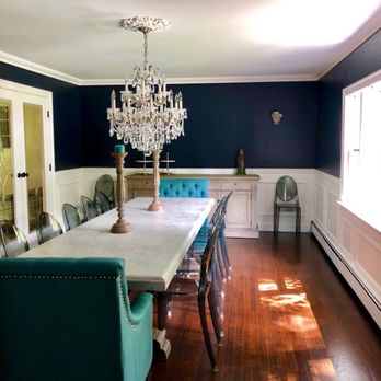 North Jersey Painters - Beautiful dining room transformation! - Painters Near Me - Paramus, New Jersey North Jersey Painters - Beautiful dining room transformation! - Painters Near Me - Paramus, New Jersey