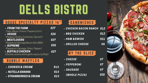 Menu photo 2 Dells Bistro Wisconsin Dells, WI