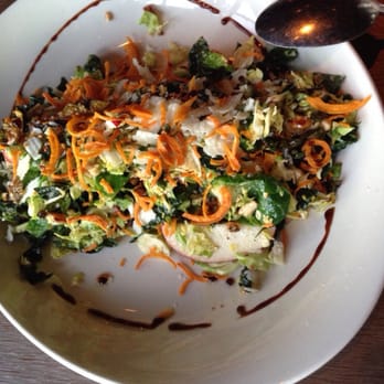 Root Down - Brussel sprouts and kale salad. Fresh and delicious - New American Near Me - Denver, Colorado