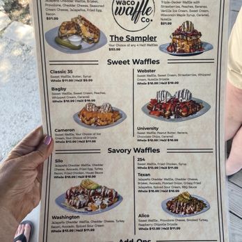 Waco Waffle - Menu - Waffles Near Me - Waco, Texas
