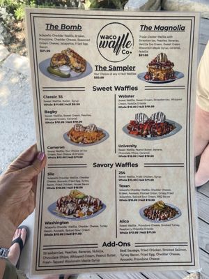 Menu photo 2 Waco Waffle Waco, TX