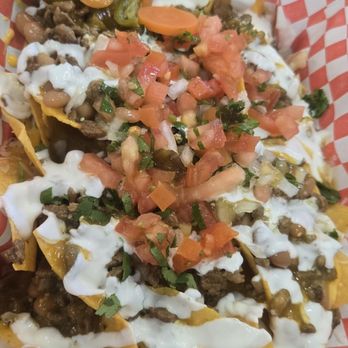 Taco Fino Express - Steak nachos with pinto beans - Tacos Near Me - Alameda, California Taco Fino Express - Steak nachos with pinto beans - Tacos Near Me - Alameda, California