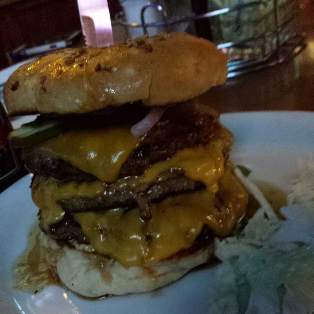 Mac's Place - The triple Mac Burger! Ummmmm. - New American Near Me - Silverton, Oregon Mac's Place - The triple Mac Burger! Ummmmm. - New American Near Me - Silverton, Oregon
