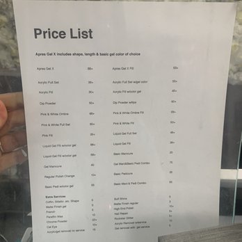 Luxe Nail Bar - Price list - Nail Salons Near Me - Henderson, Nevada Luxe Nail Bar - Price list - Nail Salons Near Me - Henderson, Nevada
