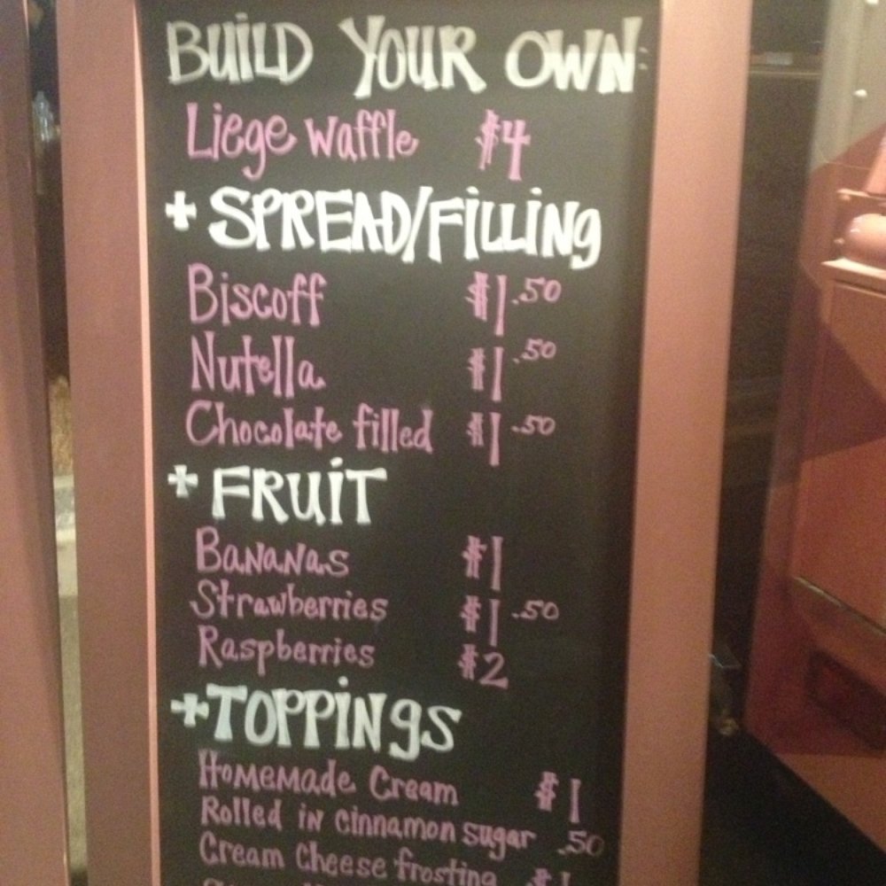 Waffle Crush - Menu - Food Trucks Near Me Waffle Crush - Menu - Food Trucks Near Me