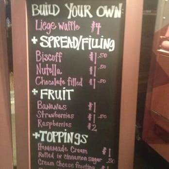 Waffle Crush - Menu - Food Trucks Near Me