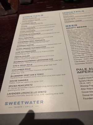 Menu photo 2 Sweetwater Chicago, IL Menu photo 2 Sweetwater Chicago, IL