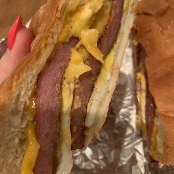 Dandee Donut Factory - Taylor ham egg and cheese on a Kaiser - Donuts Near Me - Pompano Beach, Florida