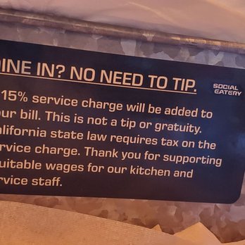 Social Eatery - Tips 15% will be force to added to your bill. Must paid by credit card, no cash payment. - Bubble Tea Near Me - Millbrae, California Social Eatery - Tips 15% will be force to added to your bill. Must paid by credit card, no cash payment. - Bubble Tea Near Me - Millbrae, California
