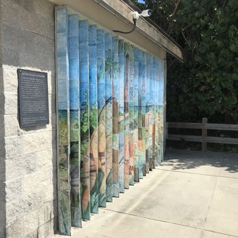 Juan Ponce de Leon Landing - One view of the Mural - Parks Near Me - Melbourne Beach, Florida